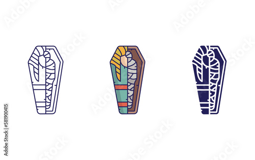 Mummy vector icon