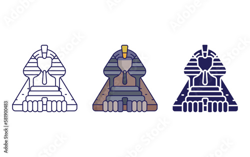Sphinx vector icon
