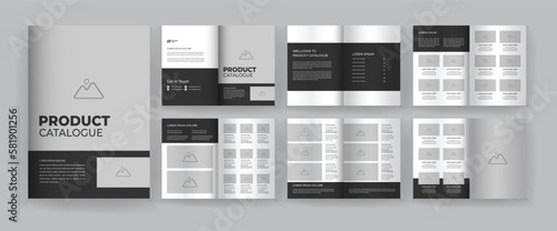 12 pages product catalogue template  design