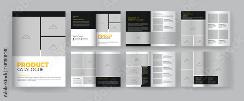 12 pages product catalogue template or product catalog design