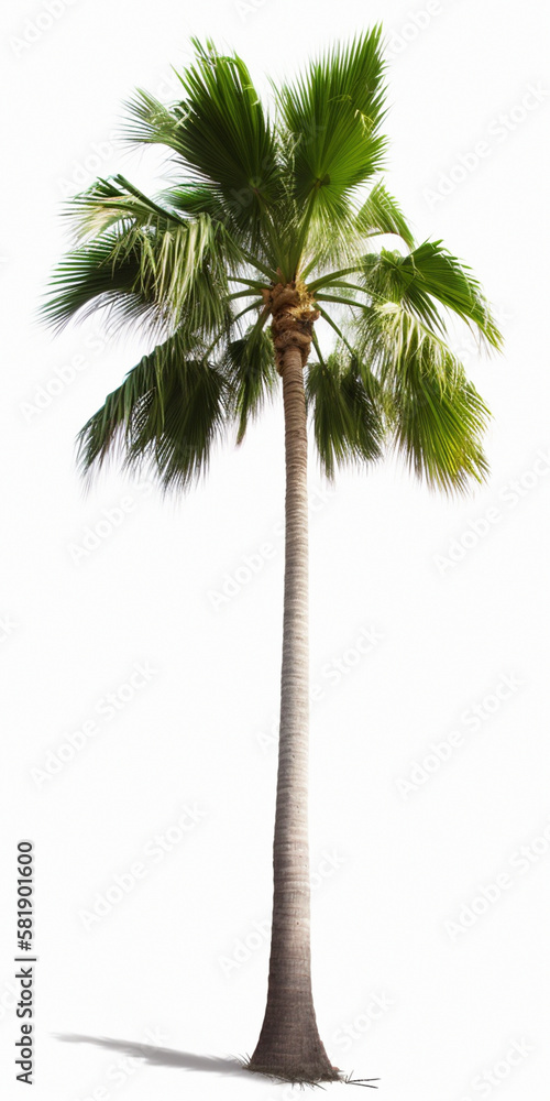Obraz premium palm tree isolated on white