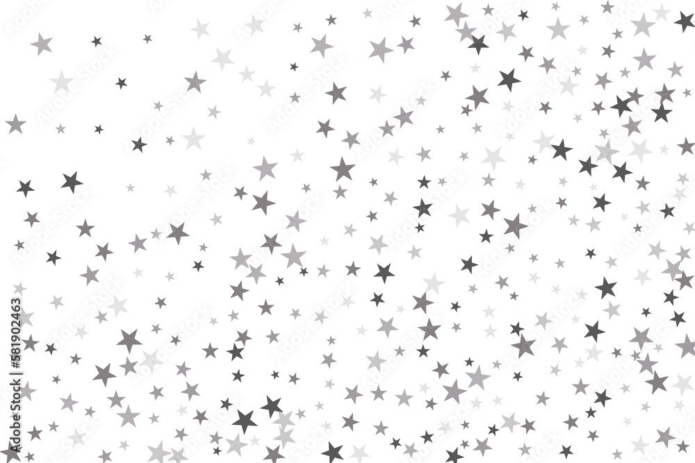 Star confetti. Silver casual confetti background. Bright design pattern. Star confetti. Silver casual confetti background. Bright design pattern.