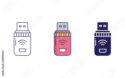 Dongle vector icon