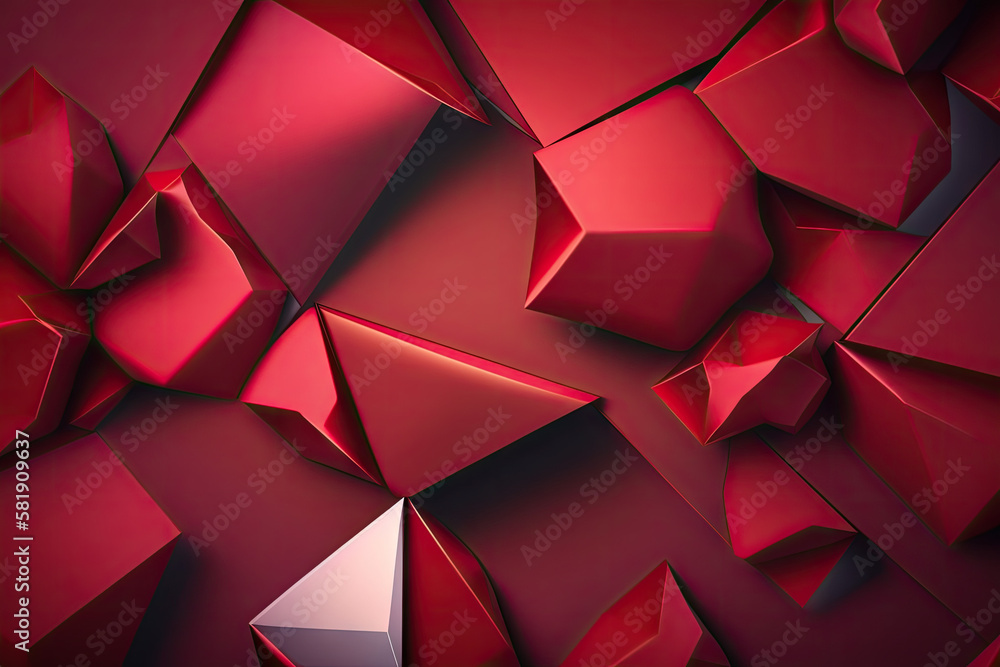 Ruby Red Gemstone Background - Gemstones Textures Backdrop Series - Red