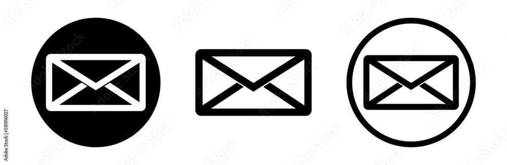 Email icon. Mail vector set. Message symbol. Envelope sing. Letter icon. Email icon. Mail vector set. Message symbol. Envelope sing. Letter icon.