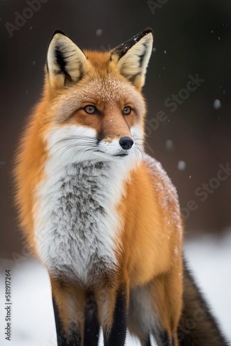 Fox in the snow. © Enea
