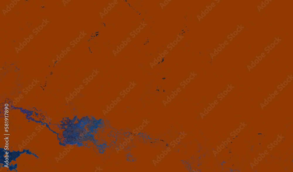 Paint splatter on a red concrete wall in closeup Paint splatter on a red concrete wall in closeup