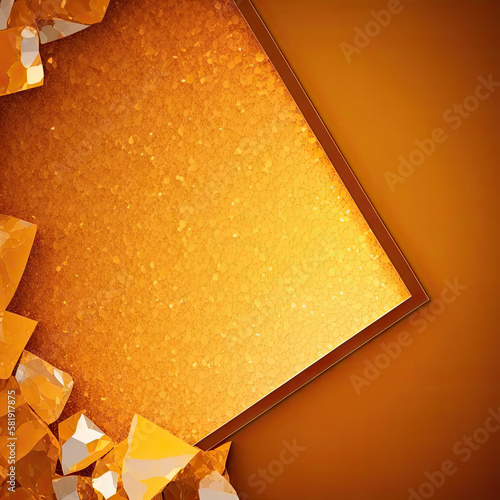 Topaz Yellow Gemstone Background - Gemstones Textures Backdrop Series - Yellow Topaz Wallpaper created with Generative AI technology