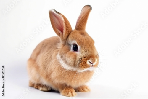 rabbit isolated on white