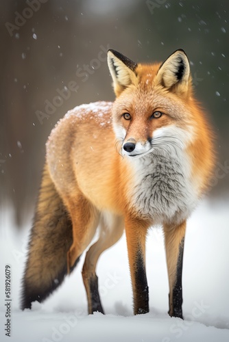 Fox in the snow. © Enea