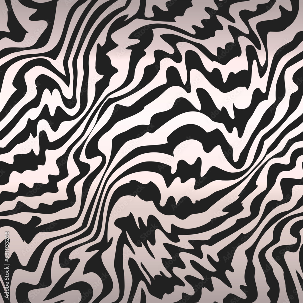 Black and white wavy lines. Seamless pattern Black and white wavy lines. Seamless pattern