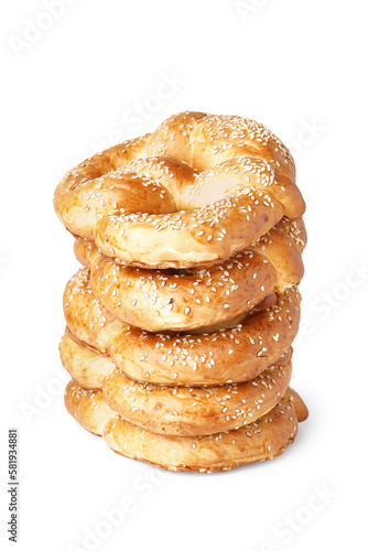 Stack of freshly baked gold...