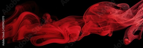 colorful red smoke