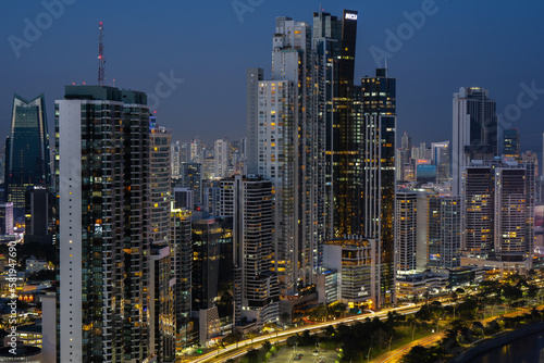 Panama City Panama, City Skyline, Avenida Balboa, Panama Canal