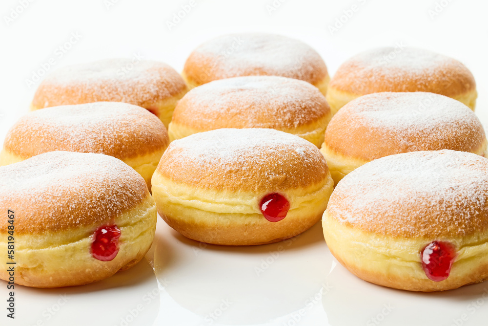 freshly baked jelly donuts freshly baked jelly donuts