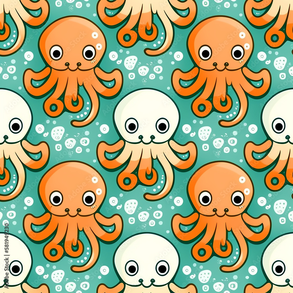 seamless pattern with fishes seamless pattern with fishes