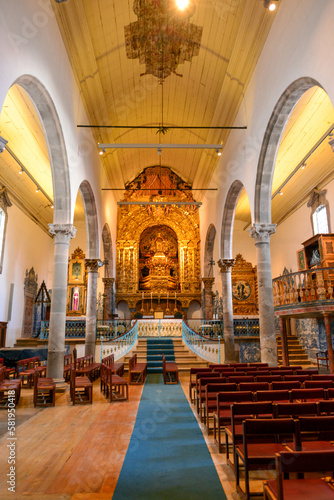 Innenansicht der Igreja da Misericórdia in der Altstadt von Tavira, Algarve (Portugal)