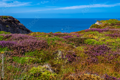 Spectacular Cliffs At Atlantic Coast Of Cap Frehel In Brittany, France