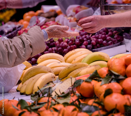 fruits and vegetables on the market