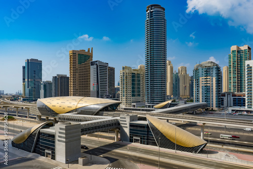 Transport Junction and Futuristic Metro, Dubai, United Arab Emirates, Dec.2017 © solkafa