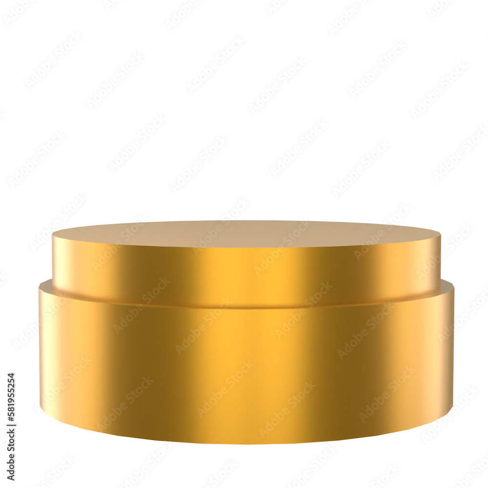golden podium 3d illustration golden podium 3d illustration