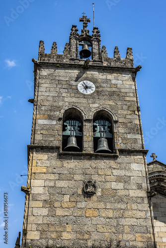 Church of Our Lady of Oliveira (Nossa Senhora da Oliveira) in Guimaraes, Portugal. Nossa Senhora da Oliveira - one of the most significant examples of Gothic architecture in north of country. photo