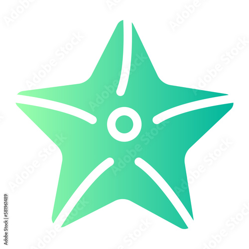 sea star icon  photo