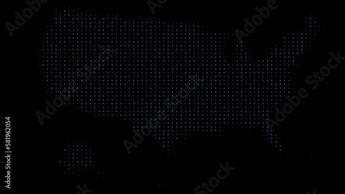 doted lines world USA map global texture 