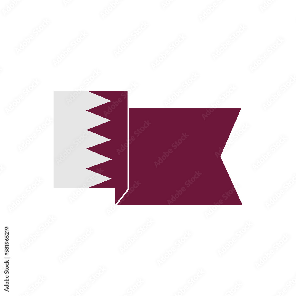 Qatar flags icon set, Qatar independence day icon set sign vector symbol Qatar flags icon set, Qatar independence day icon set sign vector symbol