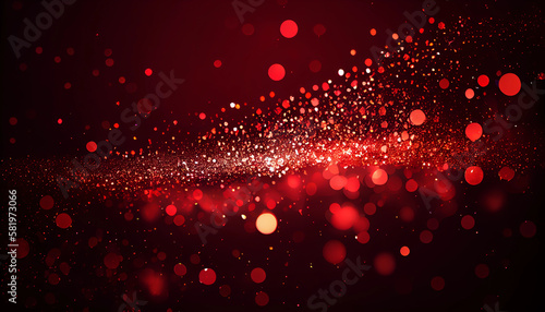 sparkling red background