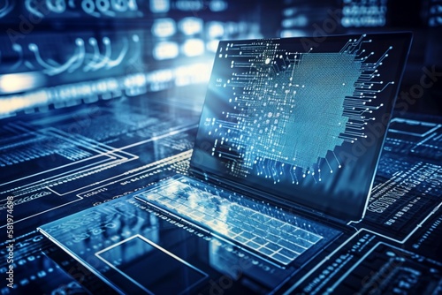 Tecnologia da Informática avançada criado por IA