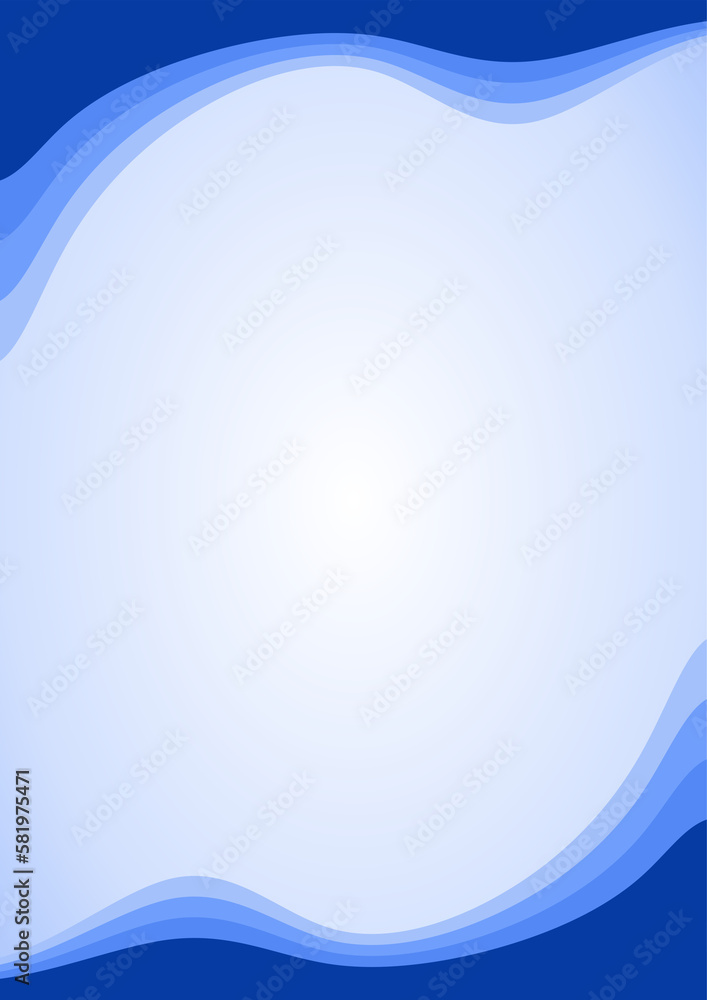 Obraz premium blue wave background abstract