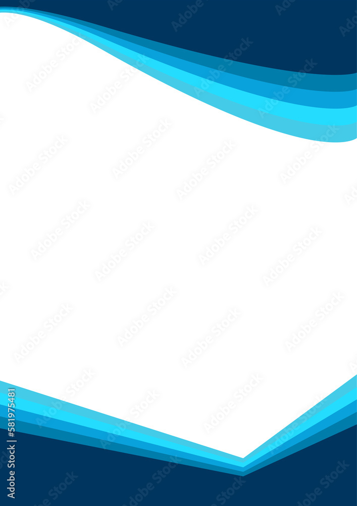 Obraz premium blue wave background abstract