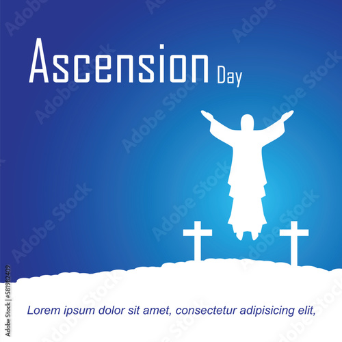 simple jesus ascension day design