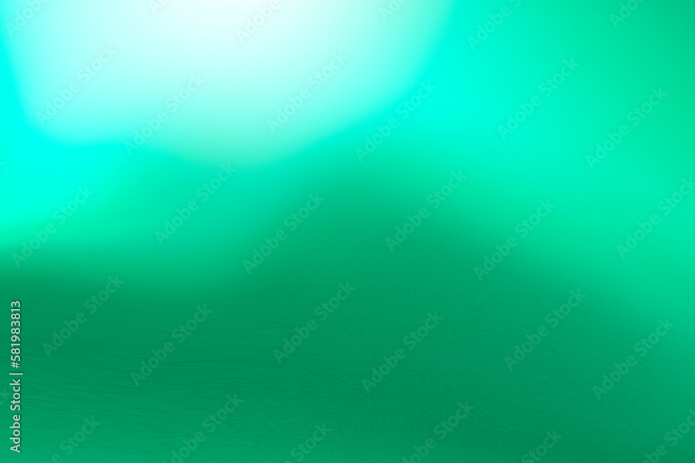 Obraz premium Abstract blue green gradient blurred background 