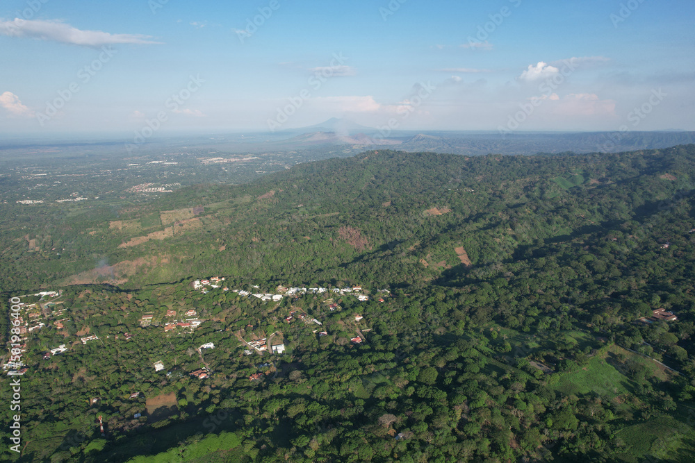 Green rainforest landscape in Nicaragua Green rainforest landscape in Nicaragua