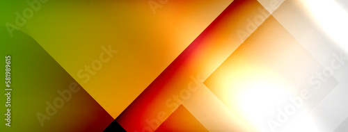 Light and shadow squares and lines abstract background