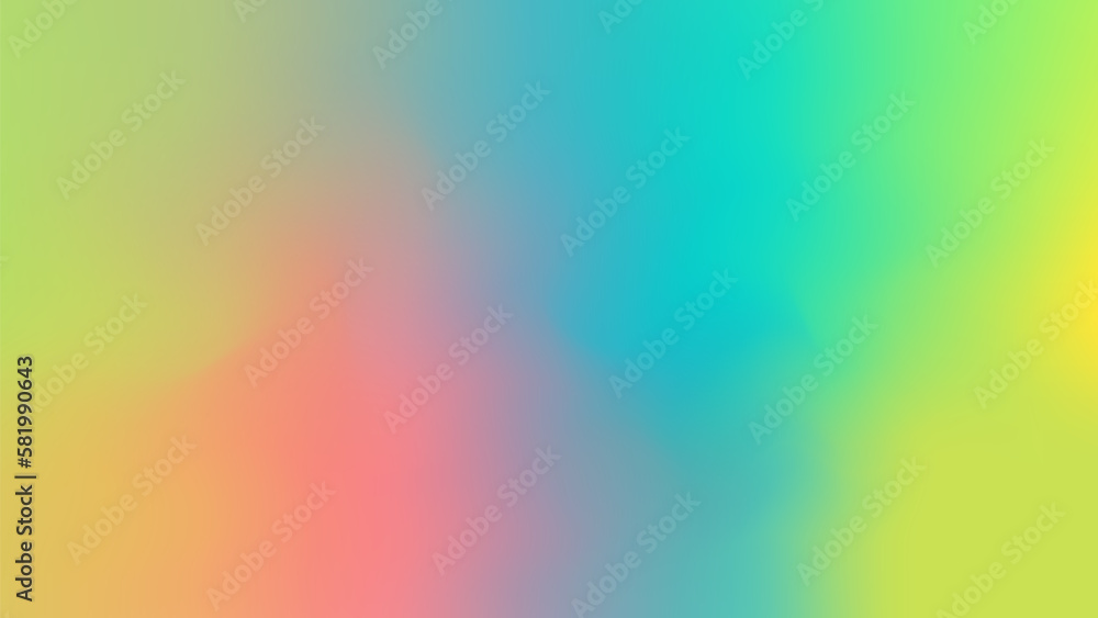 abstract colorful mesh gradient color background with blue and green for graphic design element