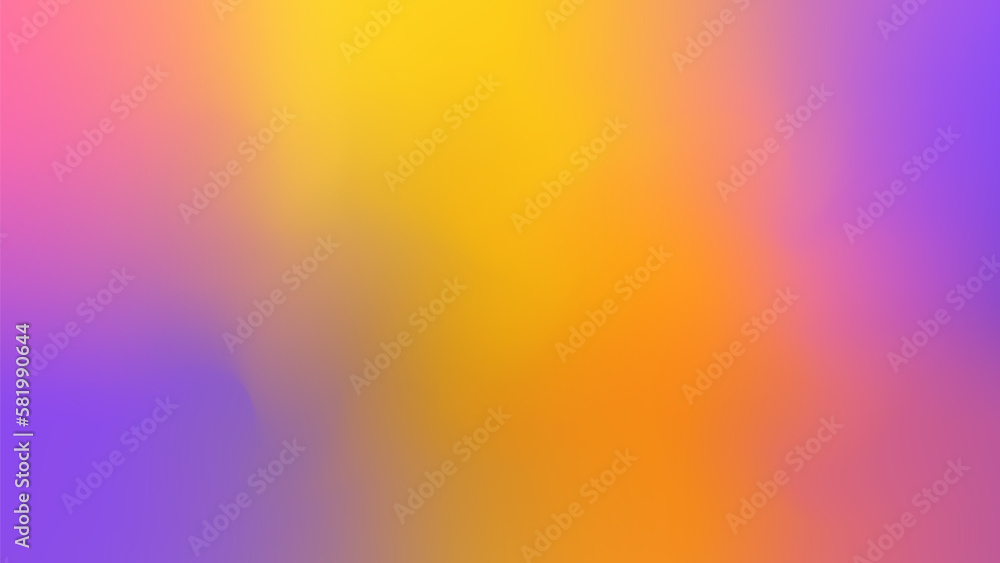 abstract colorful mesh gradient color background with yellow and purple for graphic design element