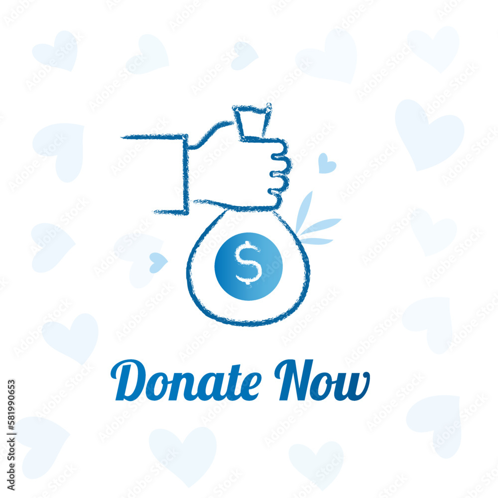 Donate Now Moneybag illustration. Charity and Giving illustration. Wealth and Generosity. Donate Now Moneybag illustration. Charity and Giving illustration. Wealth and Generosity.