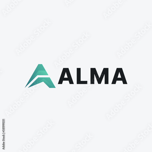 Letter A Simple Monogram Logo