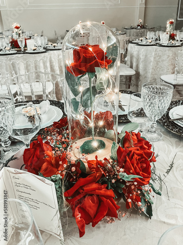 christmas table setting