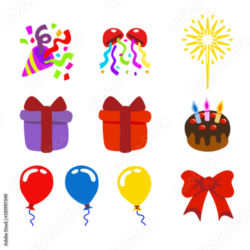 vector objects celebrate socialize happiness