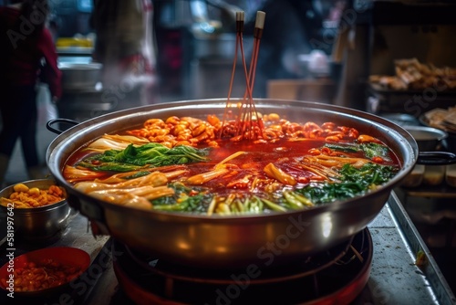 Chengdu hot pot, also known as the sichuan chafing dish, was formerly a favorite food throughout all of China. It first gained popularity in the region of sichuan and chongqing. Generative AI