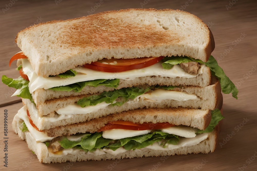 close up of sandwich food photography , generative art by A.I close up of sandwich food photography , generative art by A.I