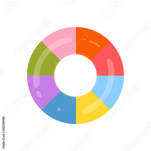 Free Download Inflatable ring. Swimming pool circle toys. Donut, beach life buoy - GFXLoad