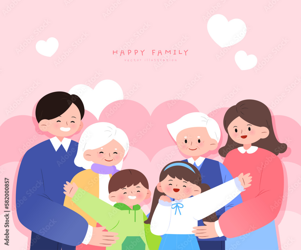 Family Month Happy Family Character Illustration
Family Month Happy Family Character Illustration