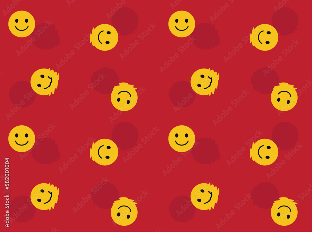 Melting Smile Emoji Cartoon Poses Seamless Wallpaper Background
Melting Smile Emoji Cartoon Poses Seamless Wallpaper Background