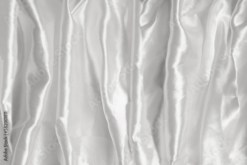 White silk flag fabric texture