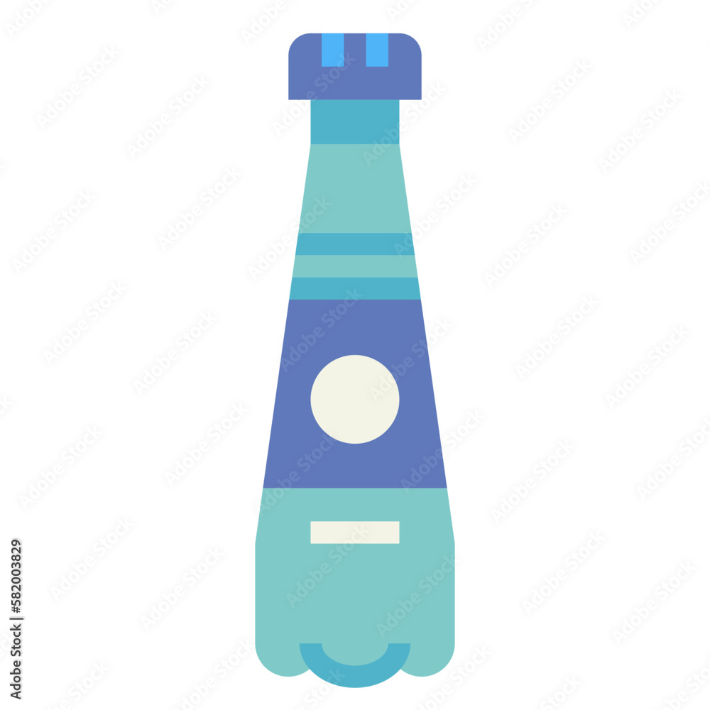 bottle flat icon style bottle flat icon style